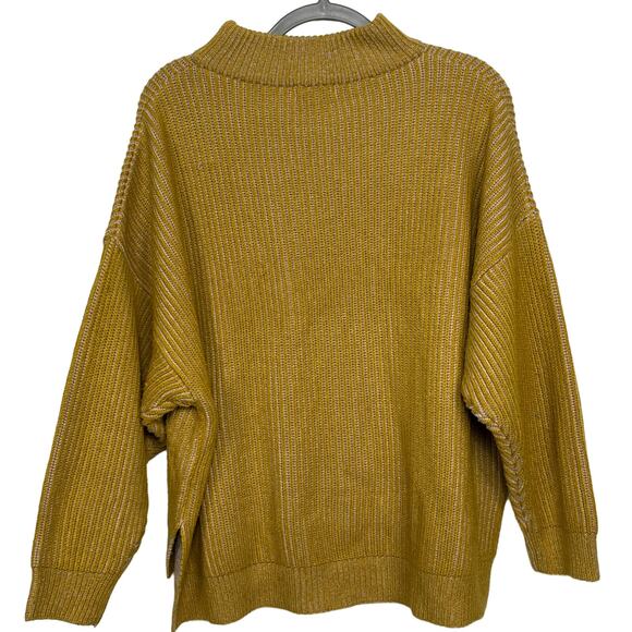 Women's Topshop Knit Sweater Mustard and Pink Size 8-10 - Picture 2 of 4